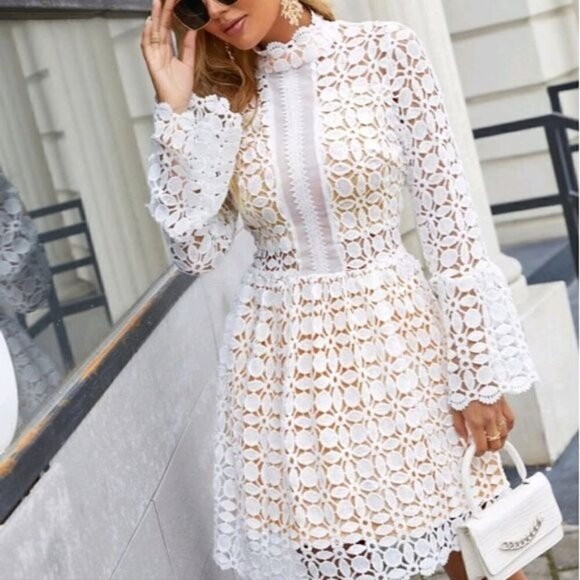 LACE ROMANTIC SPECIAL EVENT DRESS - Picture 11 of 13